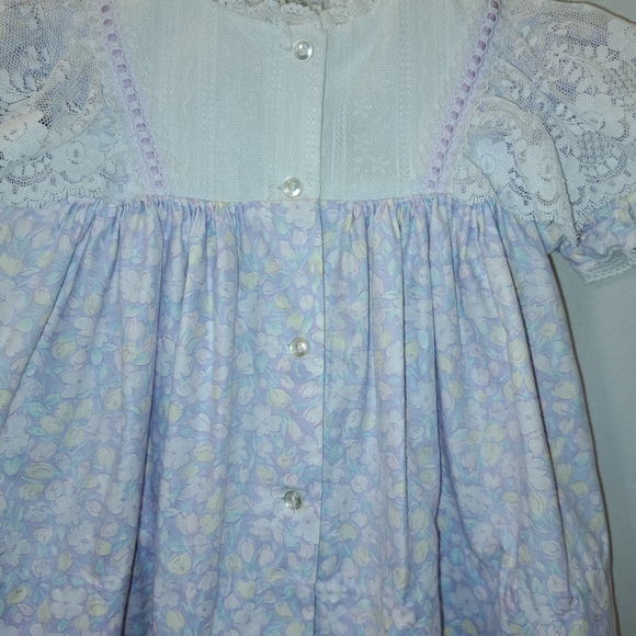Vintage 12 Mo. Adorable Lily Lace Infants Dress Very Nice Condition Easter - Picture 6 of 12